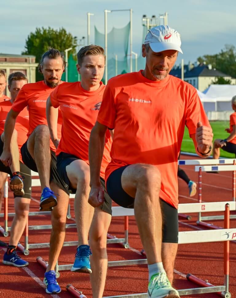 Trening grupy biegaczy DUDYCZ run w Gdańsku